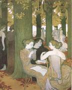 Maurice Denis The Muses (mk09) oil painting reproduction